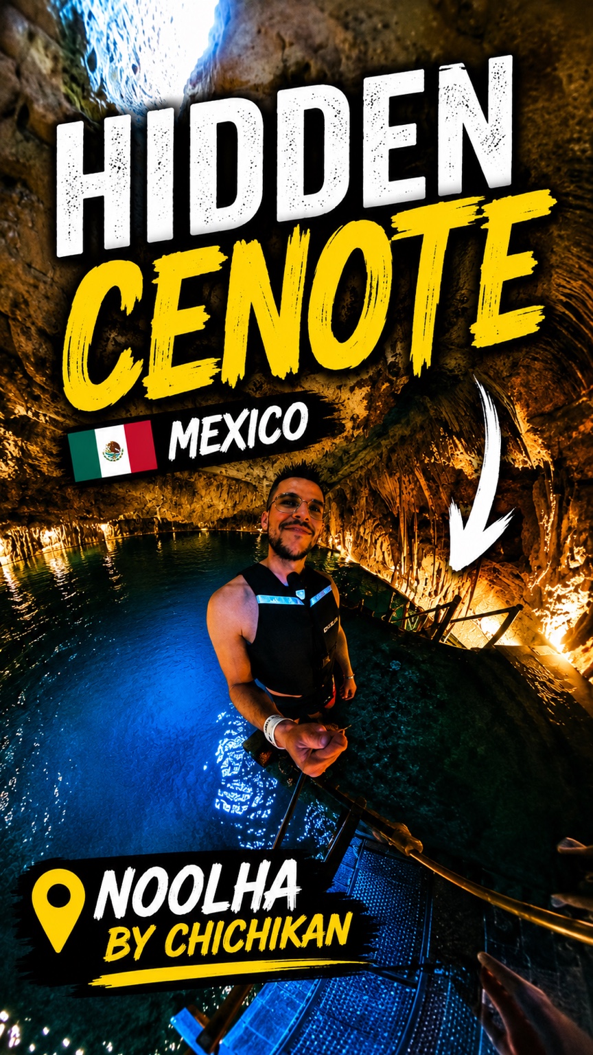 Cave cenote in Mexico